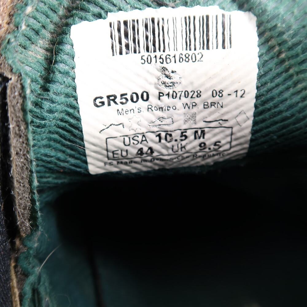 Georgia Giant Shoes Mens 10.5 Romeo Boots Pull On Waterproof Leather Brown Work - Picture 8 of 15